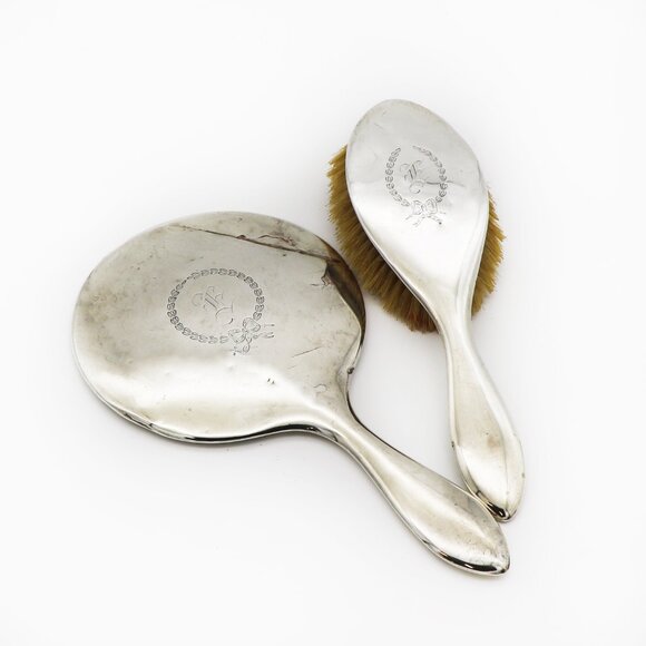 Sterling Silver Motif Letter \